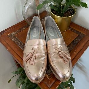 KENNETH COLE REACTION rose gold Jet Ahead loafer, 8M